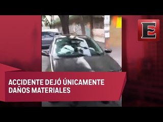 Jóvenes se emborrachan, chocan y agreden a reportero