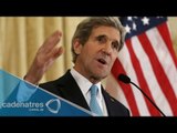 Secretario de Estado de Estados Unidos, John Kerry, arriba a Cuba
