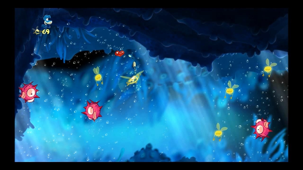 Rayman Origins - Schauriger Schlund (Warum so mürrisch und Unterwasserduell)