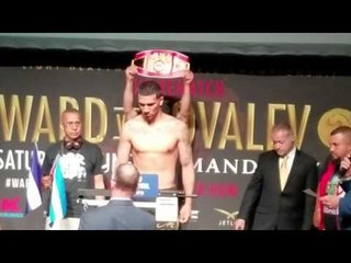 USBA Middleweight Champion Luis Cuba Arias Weigh In EsNews Boxing