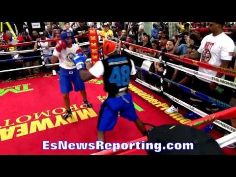 Can You Compare? Floyd Mayweather Sparring vs Conor McGregor Sparring ESNEWS BOXING