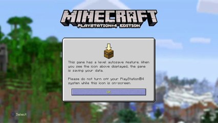 Tom plays Minecraft PS4 Edition