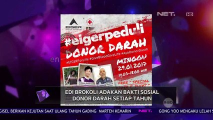 Edi Brokoli Adakan Bakti Sosial Donor Darah Setiap Tahun