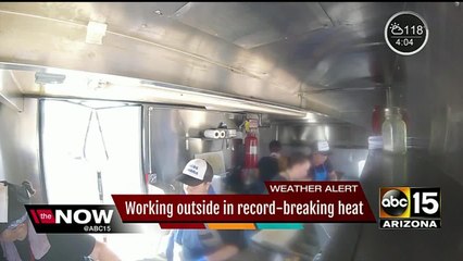 With Arizona heat rising, what it's like for outside workers