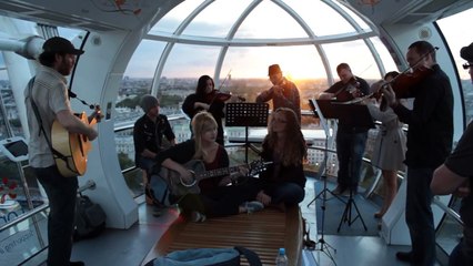 Buswell & members of the Underground Orchestra live on the London Eye -  Dont Go Wasting Time