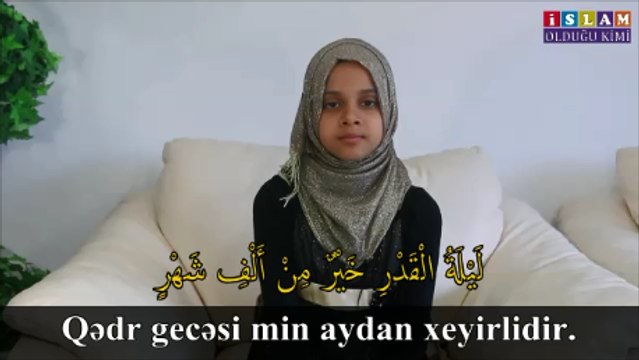 MƏRYƏM MƏSUD: ƏL-QADR SURƏSİ. (Full HD 1080p)