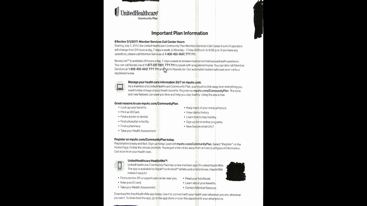 United health care rules and regulation