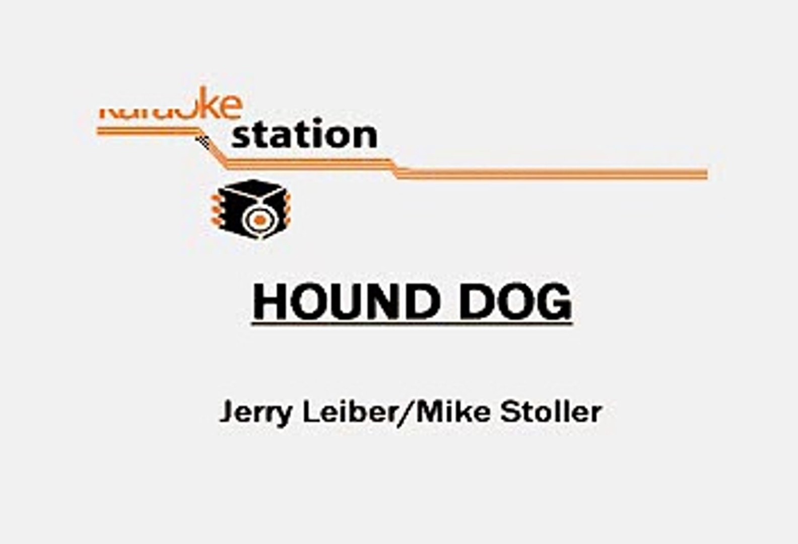 ⁣Elvis Presley - Hound dog (Karaoke)
