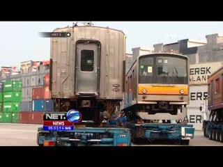 30 Gerbong KRL Bekas Tiba dari Jepang  NET5