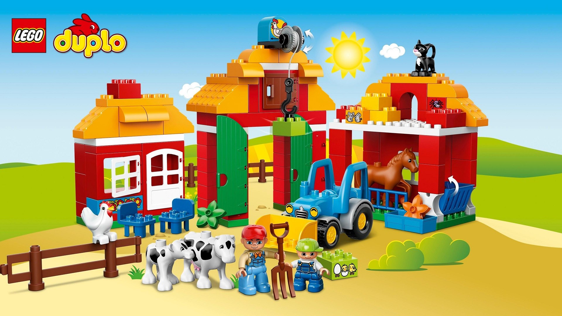 Building LEGO Duplo Farm 10525 ✓ Bricks & Building Blocks for Kids - video  Dailymotion