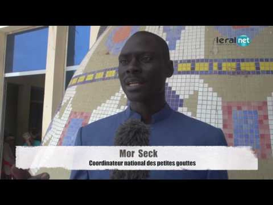 Mor  Seck coordonnateur les Petites Gouttes revient sur les activités et dresse les perspectives