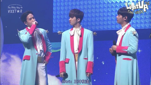 [LightUpCN全場中字]170519 VIXX 2017 ST☆RLIGHT FanMeeting - Milky way [JP_CN][1-2]
