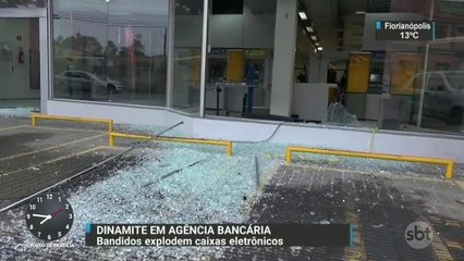 Presa quadrilha que roubou cofre de banco em Miracatu