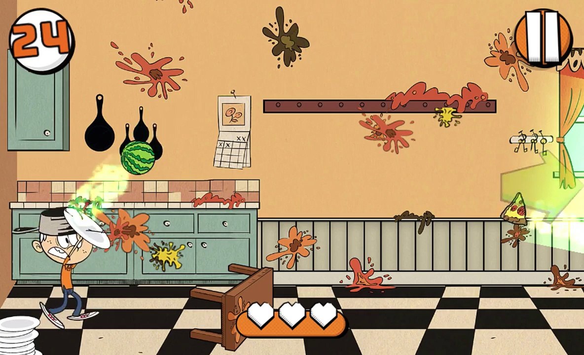 The Loud House: Food Fight Defend Lincoln From The Incoming Food Blitz