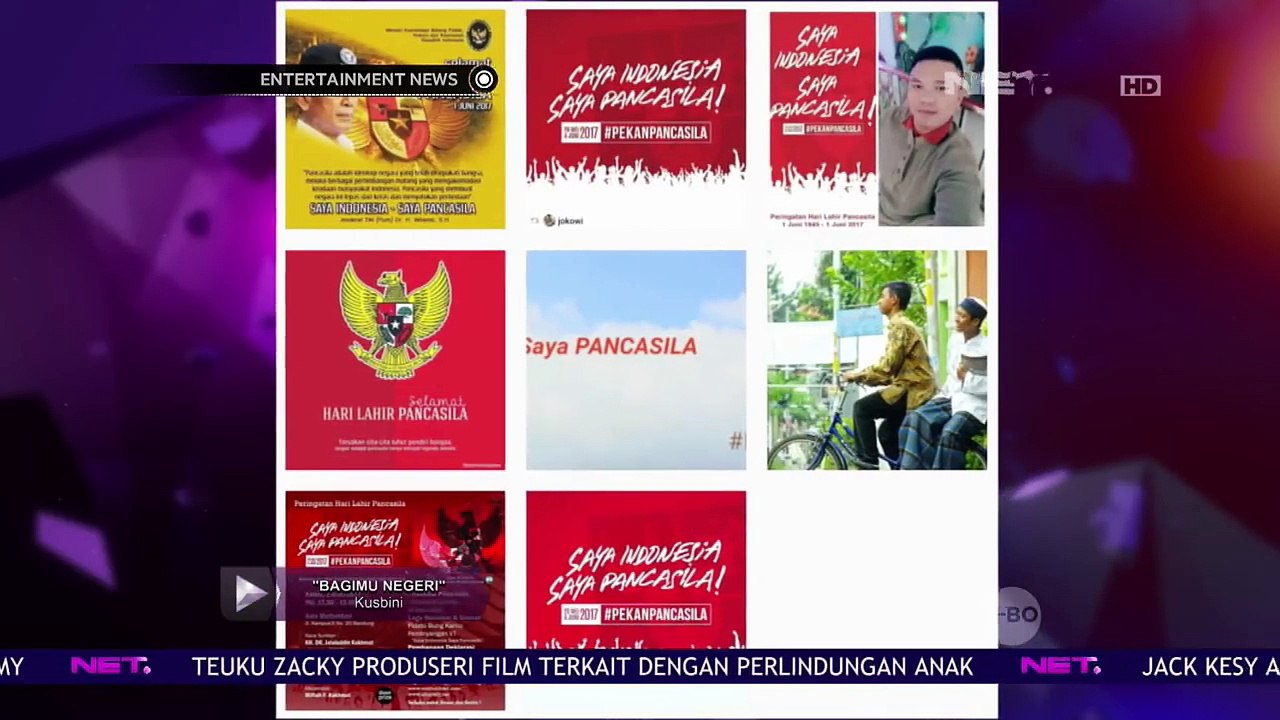 Deretan Selebritis Ramai - Ramai Memposting Foto Dengan Tema Hari Pancasila