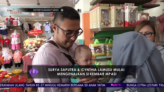 Surya Saputra dan Cynthia Lamusu Mulai Mengenalkan Si Kembar Makanan Pendamping ASI