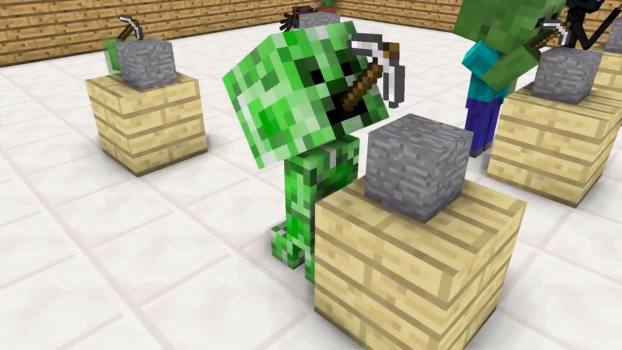 Monster School: Kids Mobs Minecraft Animation