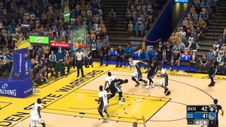 NBA 2K17 Stephen Curry & Warriors Highlights vs Nets 2017.02.25