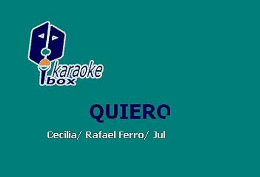 JULIO IGLESIAS - QUIERO (KARAOKE CON VOZ GUIA)