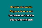 LOS TIGRES - DIRECTO AL CORAZON (KARAOKE CON VOZ GUIA)