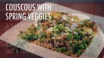 Couscous w- Spring Vegetables (Veggie)- Healthy recipes by MEAL5.com