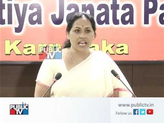 Ramya should apologise to BJP, RSS- Shobha Karandlaje