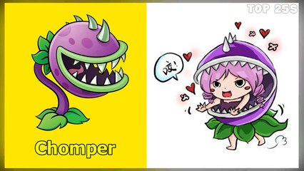 Plants Vs Zombies As Anime 2017 | Top 25s | Human Version