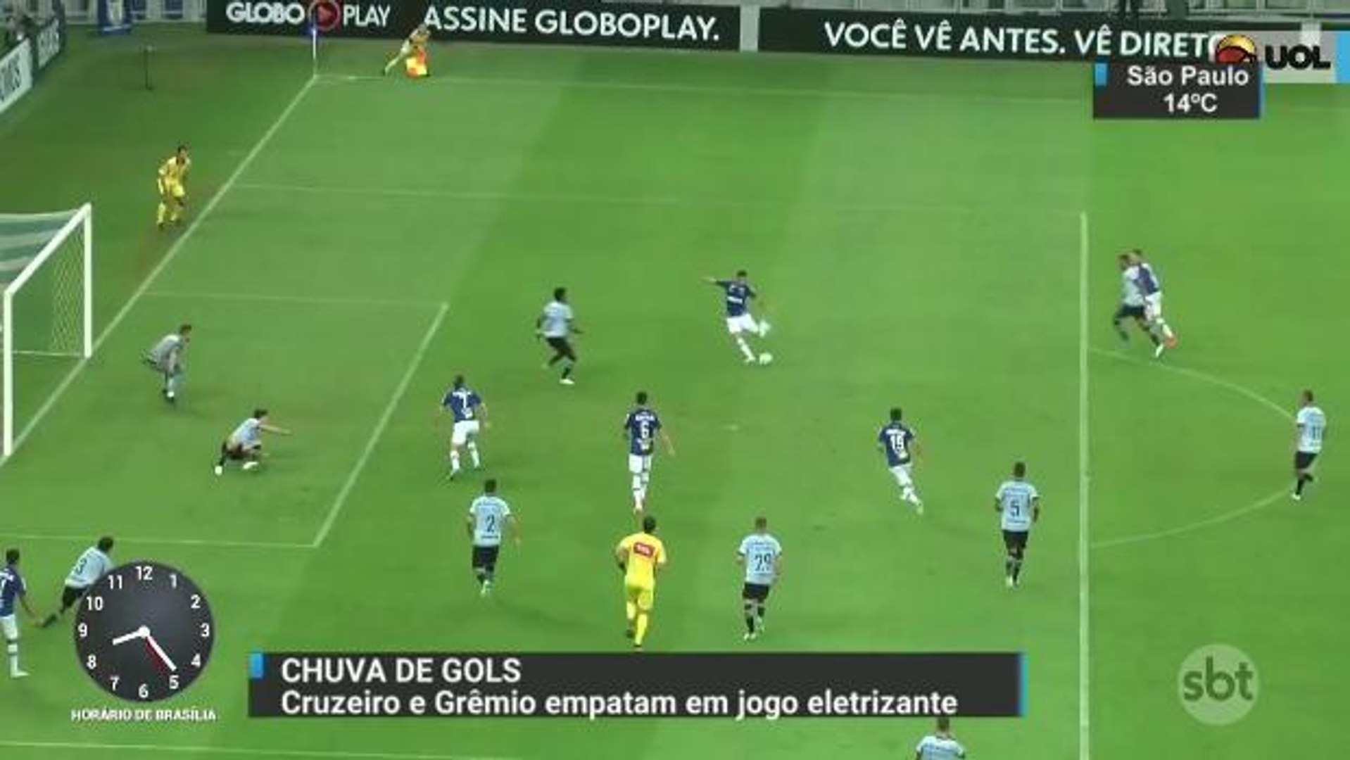 Em jogo eletrizante, Grêmio empata com Corinthians no Brasileiro