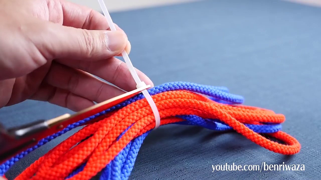 結束バンドの活用方法２４連発！便利ライフハック【100均の結束バンドって使える】