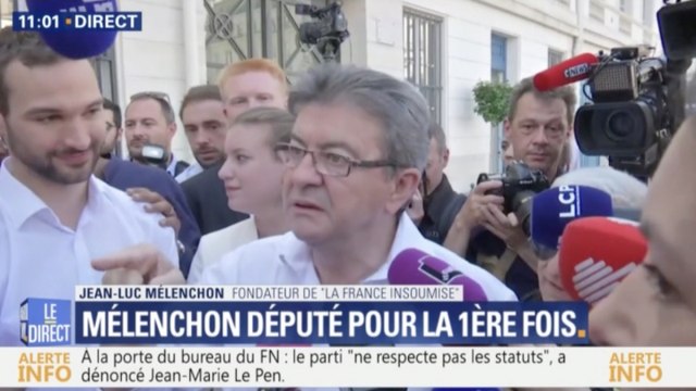 [Zap Actu] Jean-Luc Mélenchon recadre les journalistes (21/06/17)
