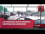 Imágenes del asalto en caseta de la México-Puebla