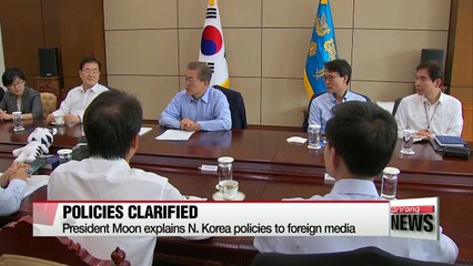 Descargar video: President Moon clarifies his North Korea policies to U.S. media