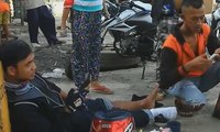 Tiga Pengendara Motor Terlibat Kecelakaan Beruntun