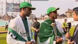 Hassan Ali interview on Star Sports after Pakistan beat India in Champions Trophy Final