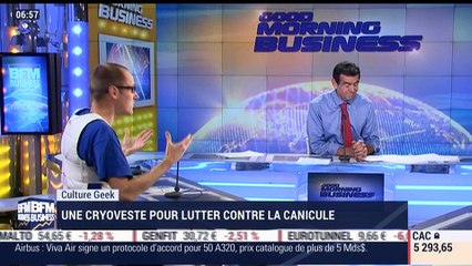 Anthony Morel: Une cryoveste pour lutter contre la canicule - 21/06