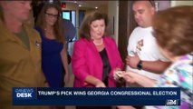 i24NEWS DESK | Trump's pick wins Georgia congressional election | Wednesday, June 21st 2017