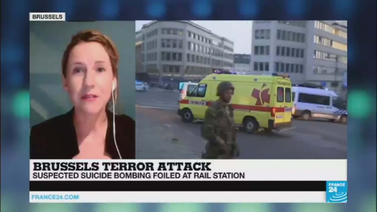F24 correspondent Maeve McMabe