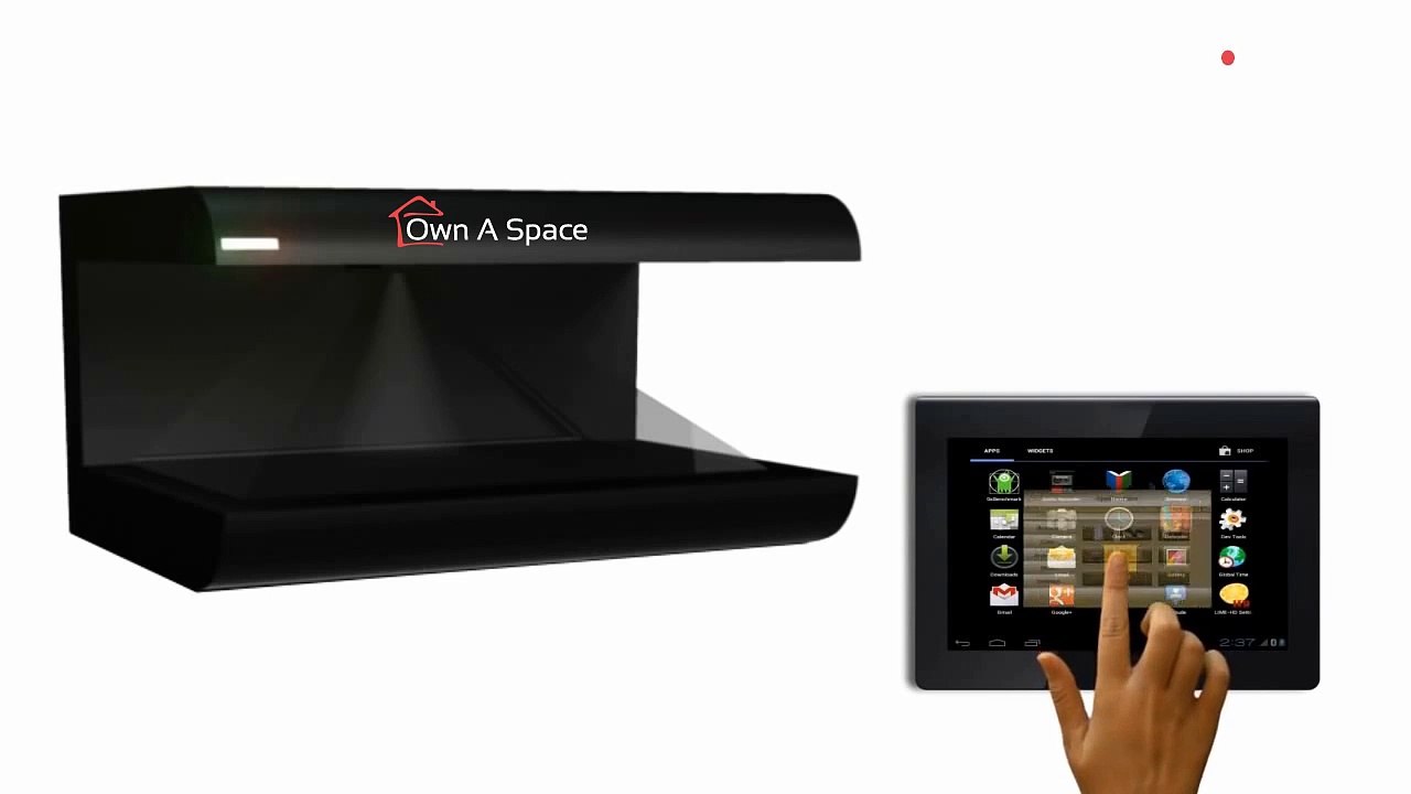 Own A Space Holographic Projection