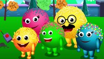 Mega Cake Pop Wrong Colors Finger Family Nursery Rhymes | Wrong heads , Wrong Eyes | Learn
