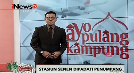 Stasiun Senen Mulai Dipadati Penumpang