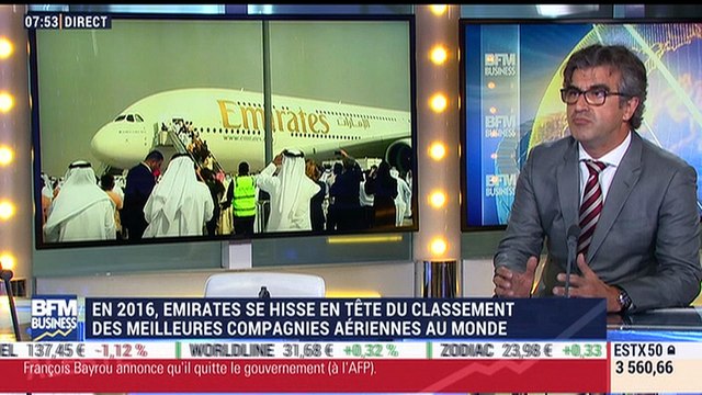En 2016, Emirates se hisse en tête du classement des meilleures compagnies aériennes au monde - 21/06