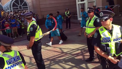 Indian Cricket Team Hotel Leaving in UK Indian vs Pakistan Final - YouTube