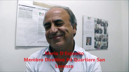 Napoli, intervista a Mario D'Esposito PD su legalità e mobilità