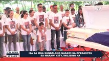 Isa sa mga sundalong nasawi sa operasyon sa Marawi City, inilibing na