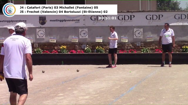 Premières parties de poules, 14ème étape du Trophée Super 16 en simple, Sport Boules, Tignieu-Jameyzieu 2017