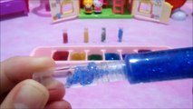 DIY How to Make Your Own GLITTER RAINBOW SLIME CHARM Learn Colours �