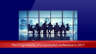 The 9 ingredients of a successful conference in 2017 - Corporate Challenge Events