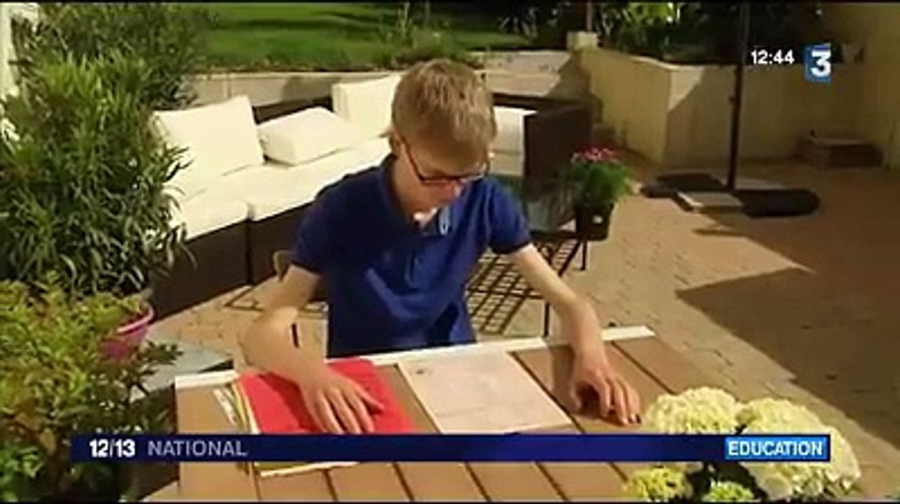 Raphaël, bachelier avec 21,19 de moyenne