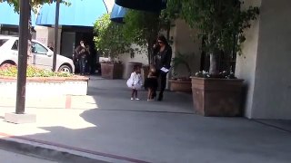 573.North West Leaves Dance Class With Older Cousin Penelope By Her Side