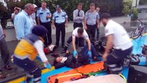 Samsun'da Motosikletler Kafa Kafaya Çarpıştı